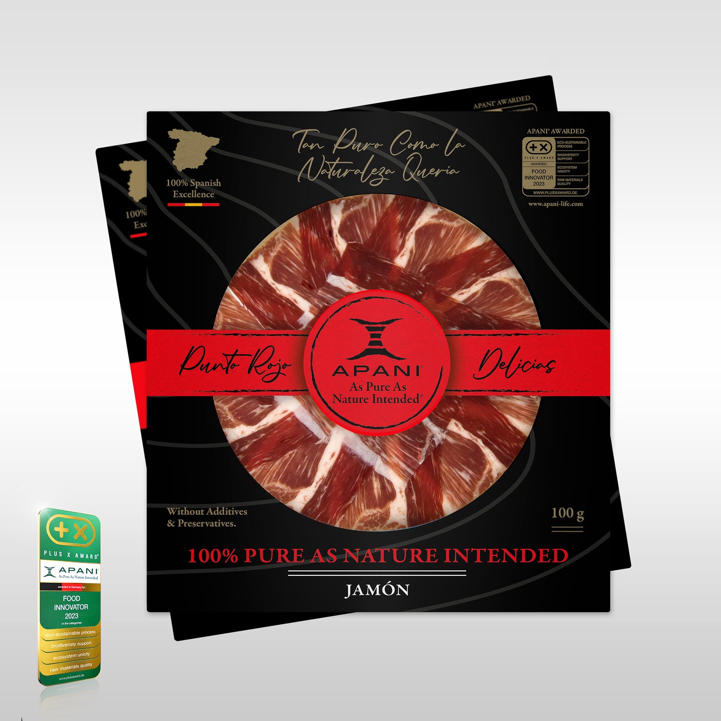 100% PURE AS NATURE INTENDED JAMÓN